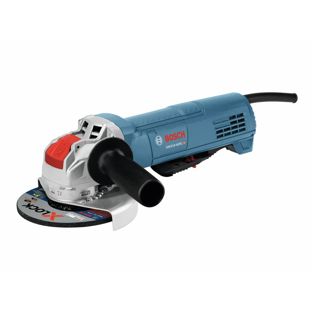 Factory Reconditioned Bosch GWX10-45PE-RT X-LOCK 4-1/2 In. Ergonomic Angle Grinder With Paddle Switch 1 Factory Reconditioned Bosch GWX10-45PE-RT X-LOCK 4-1/2 In. Ergonomic Angle Grinder With Paddle Switch
