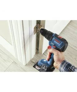 Factory Reconditioned Bosch GXL18V-240B22-RT 18V Brushless Lithium-Ion 1/2 In. Hammer Drill Driver And 1/4 In. And 1/2 In. 2-in-1 Bit/Socket Impact Driver Combo Kit With 2 Batteries (2 Ah) -Bosch shop bshrgxl18v 240b22 rt d