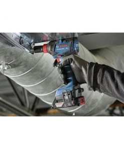 Factory Reconditioned Bosch GXL18V-240B22-RT 18V Brushless Lithium-Ion 1/2 In. Hammer Drill Driver And 1/4 In. And 1/2 In. 2-in-1 Bit/Socket Impact Driver Combo Kit With 2 Batteries (2 Ah) -Bosch shop bshrgxl18v 240b22 rt f