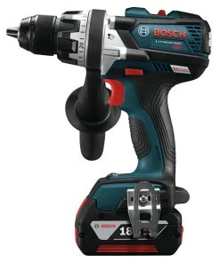 Factory Reconditioned Bosch HDH183-01-RT 18V 4.0 Ah EC Cordless Li-Ion Brushless Brute Tough 1/2 In. Hammer Drill Driver Kit -Bosch shop bshrhdh18301rt c