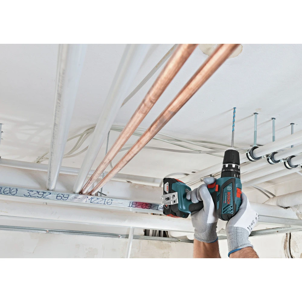 Factory Reconditioned Bosch HDS181A-02-RT 18V Lithium-Ion 1/2 In. Cordless Hammer Drill Driver Kit (2 Ah) 6 Factory Reconditioned Bosch HDS181A-02-RT 18V Lithium-Ion 1/2 In. Cordless Hammer Drill Driver Kit (2 Ah) - Image 6