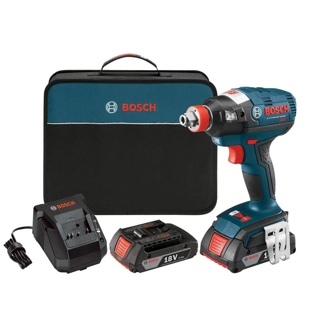 Factory Reconditioned Bosch IDH182-02-RT 18V Cordless Lithium-Ion Brushless Socket Ready Impact Driver Kit with Soft Case Factory Reconditioned Bosch IDH182-02-RT 18V Cordless Lithium-Ion Brushless Socket Ready Impact Driver Kit With Soft Case -Bosch shop bshridh182 02 rt