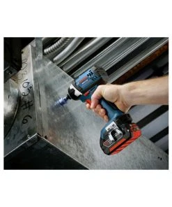Factory Reconditioned Bosch IDS181-01-RT 18V Compact Tough 1/4 In. Hex Impact Driver With 2 HC FatPack Lithium-Ion Batteries -Bosch shop bshrids181 01 rt b