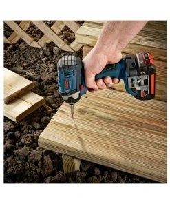 Factory Reconditioned Bosch IDS181-01-RT 18V Compact Tough 1/4 In. Hex Impact Driver With 2 HC FatPack Lithium-Ion Batteries -Bosch shop bshrids181 01 rt d