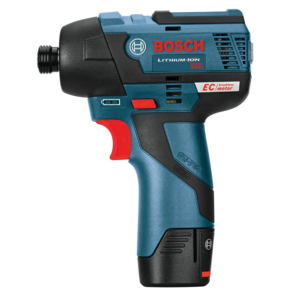 Factory Reconditioned Bosch PS42-02-RT 12V MAX 2.0 Ah Cordless Lithium-Ion EC Brushless 1/4 In. Hex Impact Driver Kit 2 Factory Reconditioned Bosch PS42-02-RT 12V MAX 2.0 Ah Cordless Lithium-Ion EC Brushless 1/4 In. Hex Impact Driver Kit - Image 2