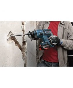 Factory Reconditioned Bosch RHH181-01-RT 18V Cordless Lithium-Ion 3/4 In. SDS-Plus Rotary Hammer With FatPack Batteries -Bosch shop bshrrhh181 01 rt b